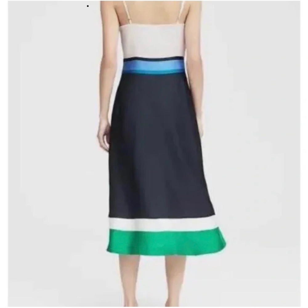 Banana Republic Midi Color Block Dress